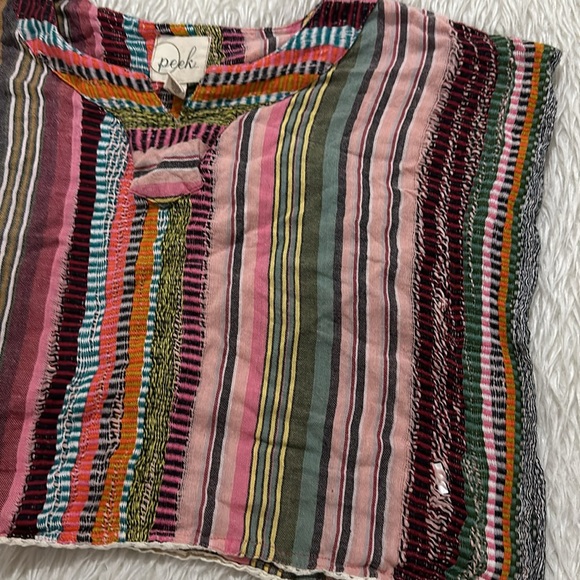 Peek kids boho multi colored top size small - Picture 4 of 7